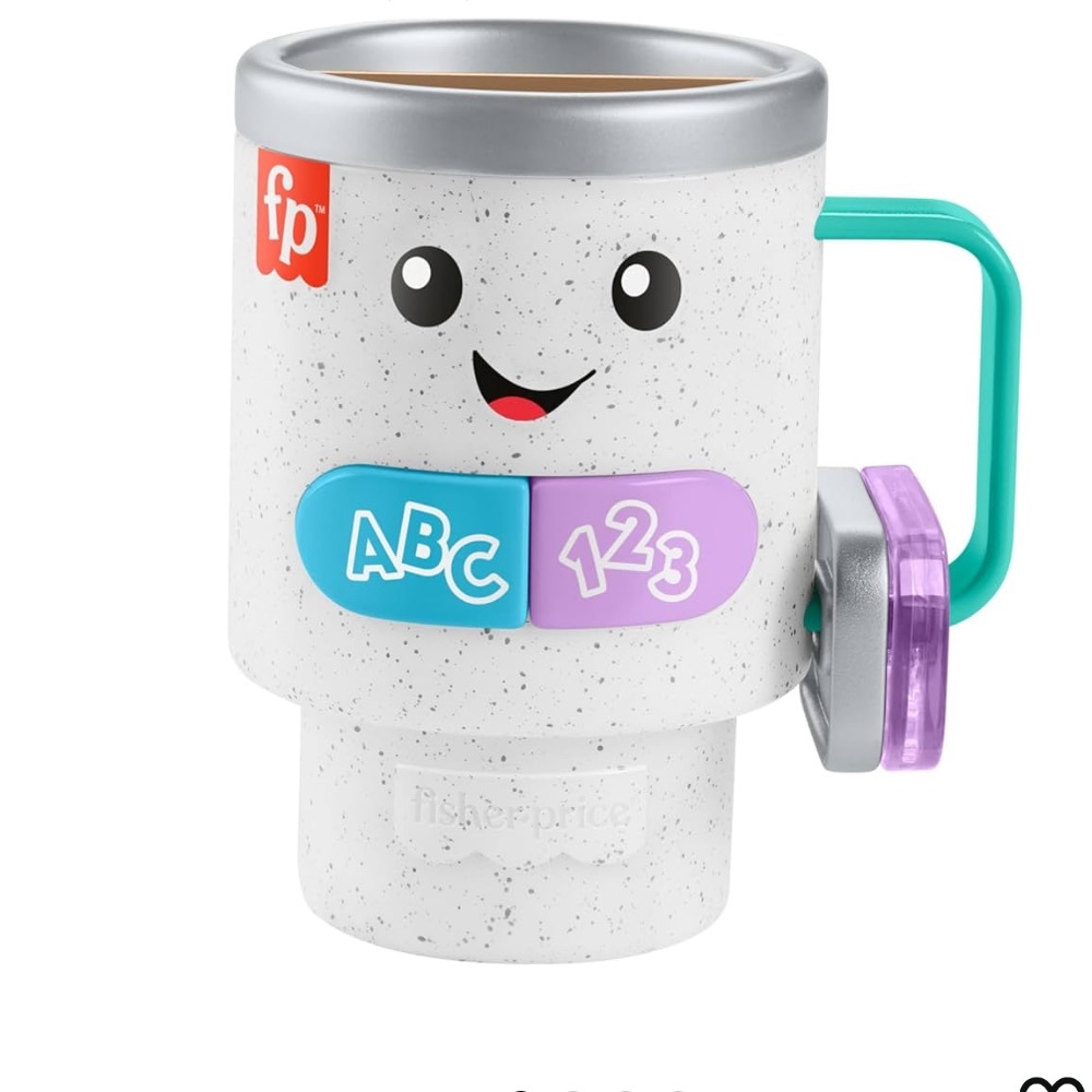 Fisher-Price Speckled Learning Mug with Blue and Purple Accents